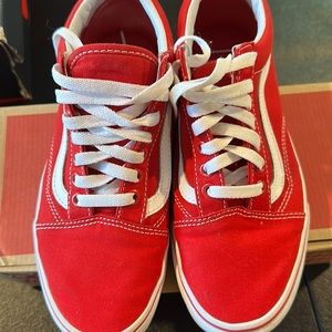 Old Sokol Canvas Red women size 8